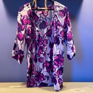 Old Navy sheer pullover blouse